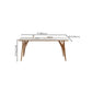White Stone Top Dining Table Glam Style 4 Legs Dining Table for Dining Room Clearhalo 'Dining Tables & Seating' 'Dining Tables' 'dining_table' 'furn' 'furn_dining_table' 'Furniture' 'Kitchen & Dining Furniture' 1200x1200_f0a95856-53db-4af5-8e8c-cd9de2495ec6