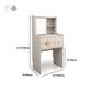 Modern Wood Vanity Dressing Table Grey/White Vanity Table with Drawers