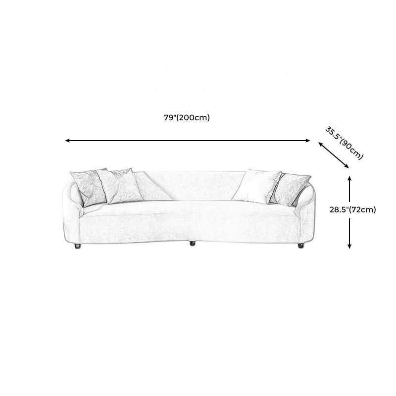 Modern Velvet Curved Loveseat with Tight Back for Bonus Room Clearhalo 'furn' 'furn_sofas' 'Furniture' 'furniture_sofas' 'kitchen' 'kitchen_sofas' 'Living Room Furniture' 'Sofa' 'sofas' 1200x1200_f0aeb1bc-f720-4f3e-864e-2e6a9b1b4d82