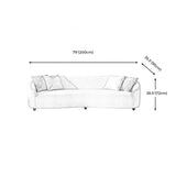 Modern Velvet Curved Loveseat with Tight Back for Bonus Room Clearhalo 'furn' 'furn_sofas' 'Furniture' 'furniture_sofas' 'kitchen' 'kitchen_sofas' 'Living Room Furniture' 'Sofa' 'sofas' 1200x1200_f0aeb1bc-f720-4f3e-864e-2e6a9b1b4d82