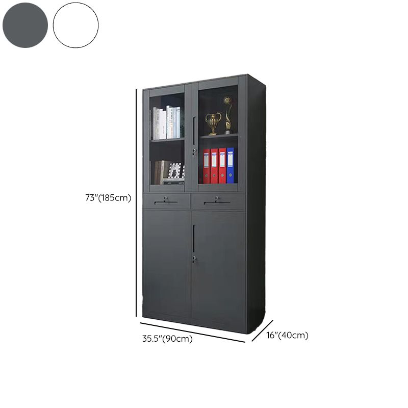 現代のファイルキャビネット保管棚付きの垂直金属ファイルキャビネット