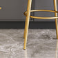 Nordic Armless Backrest Counter Stool Iron Kitchen Bar Stool with Velvet Cushion and Pedal Clearhalo 'Bar Furniture' 'Bar Stools' 'bar_stools' 'furn' 'furn_bar_stools' 'Furniture' 'furniture_bar_stools' 'Kitchen & Dining Furniture' 1200x1200_f0b1534b-0a04-4caa-b293-8fec396ef4de
