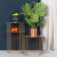 Frame Hexagon Metal End Table Set Simple Iron Sofa Side Accent Table with Storage Shelf Clearhalo 'Coffee & Accent Tables' 'End & Side Tables' 'end_side_tables' 'furn' 'furn_end_side_tables' 'Furniture' 'Living Room Furniture' 1200x1200_f0b1da80-38e9-4773-b4e2-2bf704f176f1