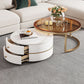 Modern Coffee Table Frame 2 Piece Nesting Tables with Golden Legs Clearhalo 'Coffee & Accent Tables' 'Coffee Tables' 'coffee_tables' 'furn' 'furn_coffee_tables' 'Furniture' 'Living Room Furniture' 1200x1200_f0b1eef1-f102-4f92-99f1-bd3cf47e509c