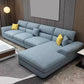 Scandinavian Blue L-Shape Pillow Top Arm Sectional Cushion Back Sofa and Chaise Clearhalo 'furn' 'furn_sectionals' 'Furniture' 'furniture_sectionals' 'Living Room Furniture' 'Sectionals' 1200x1200_f0b39693-c310-4b26-96dc-f4e2f850e121