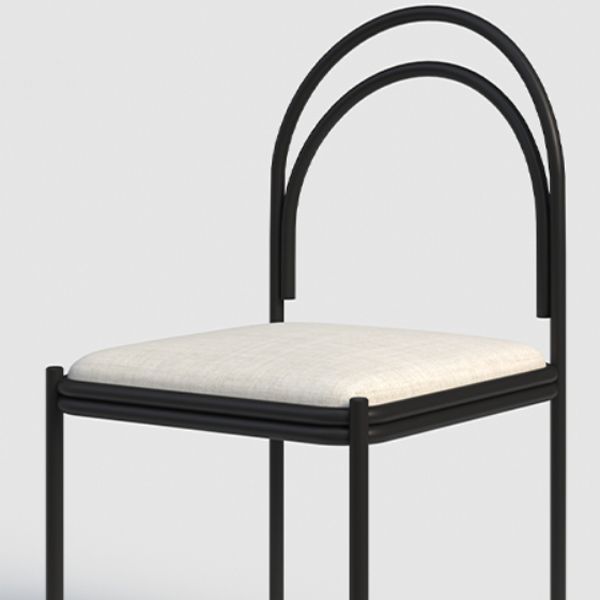 Contemporary Upholstered Armless Dining Chair Open Back Dining Chair for Home Clearhalo 'Dining Chairs' 'Dining Tables & Seating' 'dining_chair' 'furn' 'furn_dining_chair' 'Furniture' 'furniture_dining_chair' 'Kitchen & Dining Furniture' 1200x1200_f0b62d7b-27c2-4b2d-9f98-a3868d0e3421