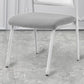 Silla de oficina con respaldo medio lateral de microfibra, silla de rejilla de aire moderna y transpirable