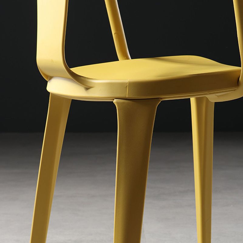 Contemporary Style Plastic Chair Kitchen Slat Back Arm Chairs (Set of 2) Clearhalo ' kitchen&dining_furn' 'Dining Chairs' 'Dining Tables & Seating' 'dining_chair' 'furn' 'furn_dining_chair' 'Furniture' 'furniture_dining_chair' 'Kitchen & Dining Furniture' 'kitchen' 1200x1200_f0b99290-c21b-4270-9a80-b1478670a3c3