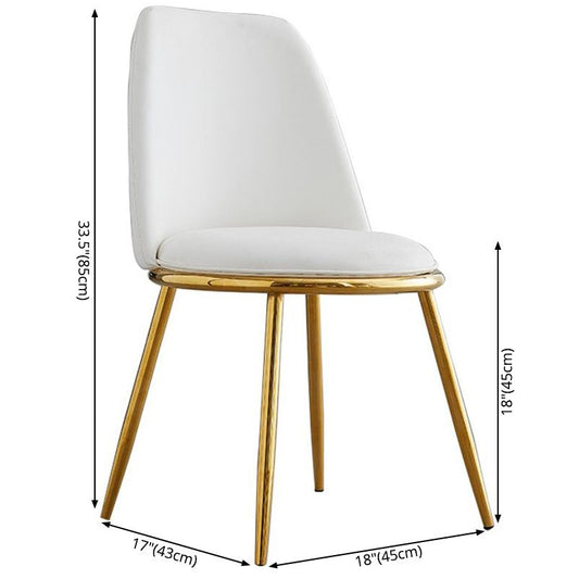Leather Scandinavian Restaurant Side Chair Parsons Matte Finish Dining Chair Clearhalo ' kitchen&dining_furn' 'Dining Chairs' 'Dining Tables & Seating' 'dining_chair' 'furn' 'furn_dining_chair' 'Furniture' 'furniture_dining_chair' 'Kitchen & Dining Furniture' 'kitchen' 1200x1200_f0b9c65d-62e6-47ae-940a-61e4f38c38ba