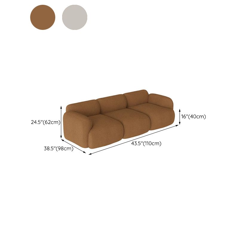 Sofa stationnaire résistant aux taches Pas de canapé arrière serré pénible