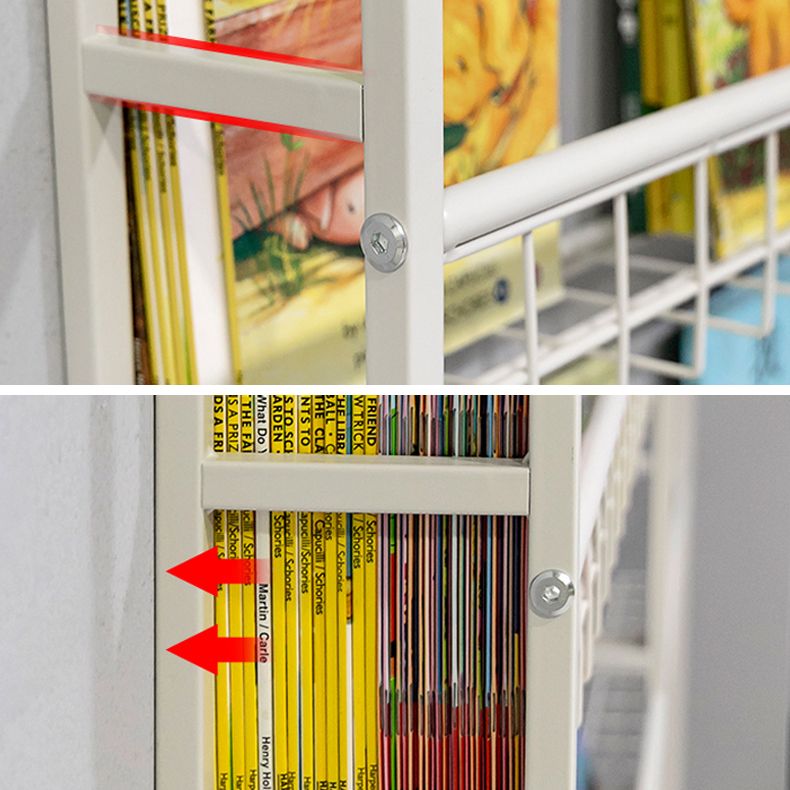 Modern Style Bookshelf Wall Mounted Metal Bookcase for Kid Room Clearhalo 'Bookcases' 'furn' 'furn_bookcases' 'Furniture' 'furniture_bookcases' 'Office Furniture' 1200x1200_f0bb3c8b-6b5a-4e7c-9739-eea1f37f589b