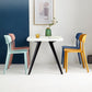 Scandinavian Plastic Restaurant Side Chair Candy Colors Open Back Dining Chair Clearhalo ' kitchen&dining_furn' 'Dining Chairs' 'Dining Tables & Seating' 'dining_chair' 'furn' 'furn_dining_chair' 'Furniture' 'furniture_dining_chair' 'Kitchen & Dining Furniture' 'kitchen' 1200x1200_f0bd70d7-65ef-4072-9386-f2d368c98be5