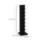 Contemporary Metal Bookshelf Black Geometric Shelf Bookcase for Study Room Clearhalo 'Bookcases' 'furn' 'furn_bookcases' 'Furniture' 'Office Furniture' 1200x1200_f0bd756f-aabd-413b-9176-cb59469cb53c