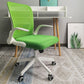 Modern Desk Chair Mesh Conference Chair Mid-Back Chair with Wheels