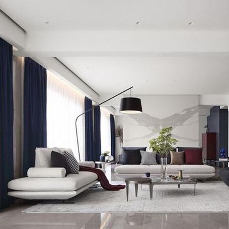 Modern Chaise Lounge Couch Cushioned Chaise Lounge with Pillow Clearhalo 'Chairs & Seating' 'Chaise Lounge' 'chaise_lounge' 'furn' 'furn_chaise_lounge' 'Furniture' 'Living Room Furniture' 1200x1200_f0c142df-16c4-46c8-a955-ed6912c2236a