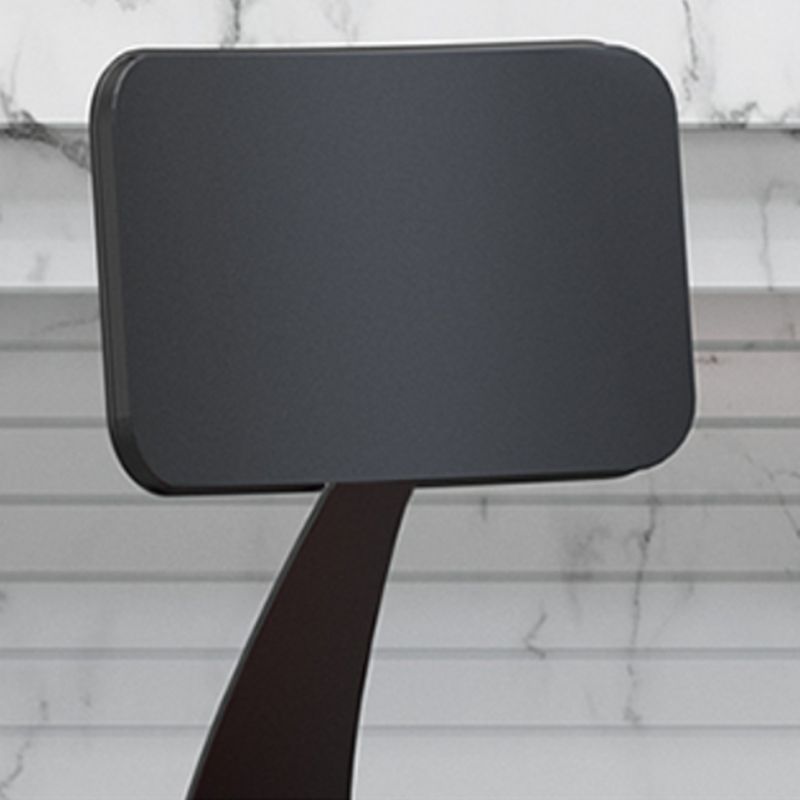 Modern Backrest Armless Counter Stool Iron Living Room Bar Stool with Pedal, 1 Piece Clearhalo 'Bar Furniture' 'Bar Stools' 'bar_stools' 'furn' 'furn_bar_stools' 'furniture_bar_stools' 'Kitchen & Dining Furniture' 'kitchen&dining_furn' 'kitchen' 'kitchen_furn' Furniture' 1200x1200_f0c18416-170b-48b1-8c0c-4a58bdee046d