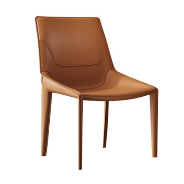 Zeitgenössische Stuhl armlose Stühle für Küche mit Metallbeinen