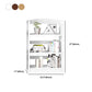 Modern Solid Wood Bookshelf Open Shelf Standard Bookshelf 62.2" H X 11" W