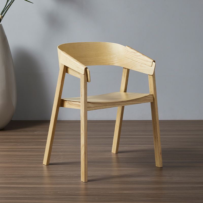 Sillas traseras tradicionales de la espalda silla de comedor con patas de madera para la cocina