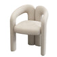 Matte Finish Dining Chair Designer Style Velvet Restaurant Arm Chair