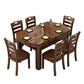 Dining Room Dinner Table 4 Legs Rubberwood Round Dining Table Clearhalo 'Dining Tables & Seating' 'Dining Tables' 'dining_table' 'furn' 'furn_dining_table' 'Furniture' 'Kitchen & Dining Furniture' 1200x1200_f0ca424c-c031-4537-ba3d-87e92ee76a82