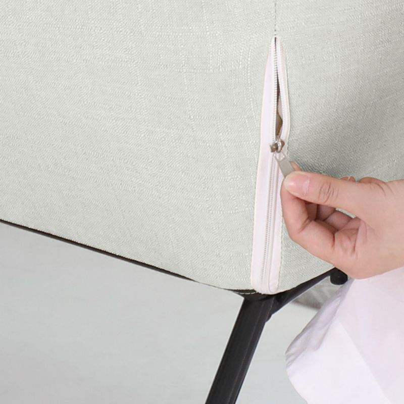 Flared Arm Fabric Simple Sofa Scandinavian Biscuit Back Loveseat