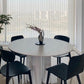 Modern Dining Table Stone and Metal Three Pedestal Dining Table for Living Room Clearhalo 'Dining Tables & Seating' 'Dining Tables' 'dining_table' 'furn' 'furn_dining_table' 'Furniture' 'furniture_dining_table' 'Kitchen & Dining Furniture' 'kitchen' 'kitchen_dining_table' 1200x1200_f0cf1eae-2871-4c9e-b834-1456ed1b12b5