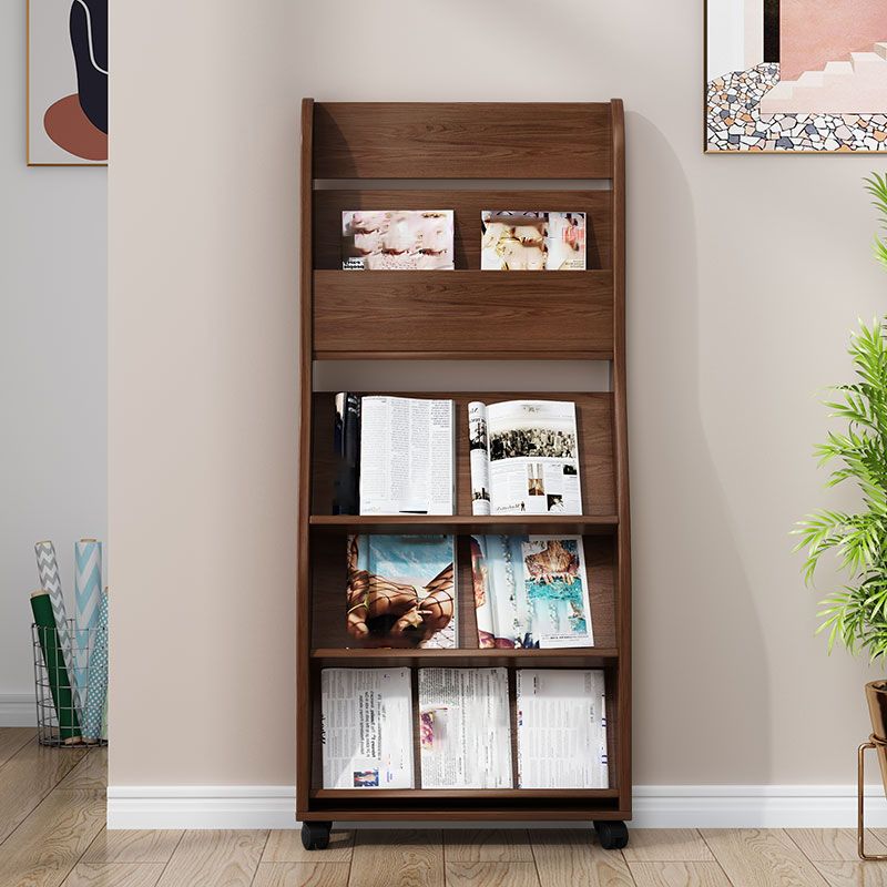 Closed Back Contemporary Bookcase Engineered Wood Vertical Bookshelf with Shelves Clearhalo 'Bookcases' 'furn' 'furn_bookcases' 'Furniture' 'Office Furniture' 1200x1200_f0cf43aa-2fde-4d15-a1e1-5c3e8e8af0fd