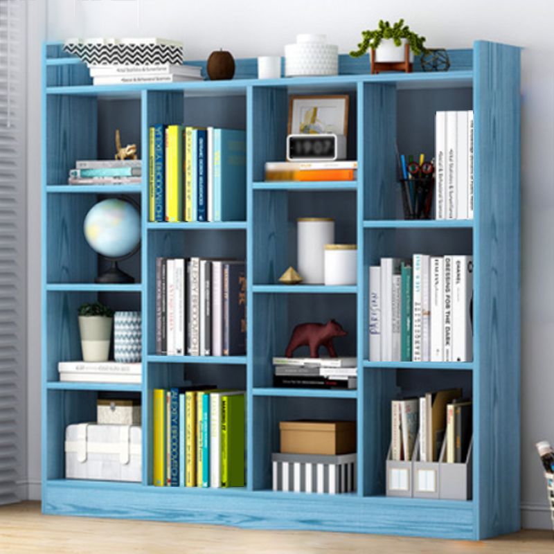 Engineered Wood Standard Bookcase Contemporary Open Back Bookcase Clearhalo 'Bookcases' 'furn' 'furn_bookcases' 'Furniture' 'furniture_bookcases' 'Office Furniture' 1200x1200_f0d170f4-42c8-4f09-9375-186186b2df61