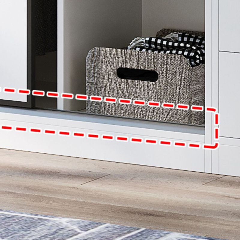 Armario de madera artificial Armario moderno con puertas correderas para dormitorio