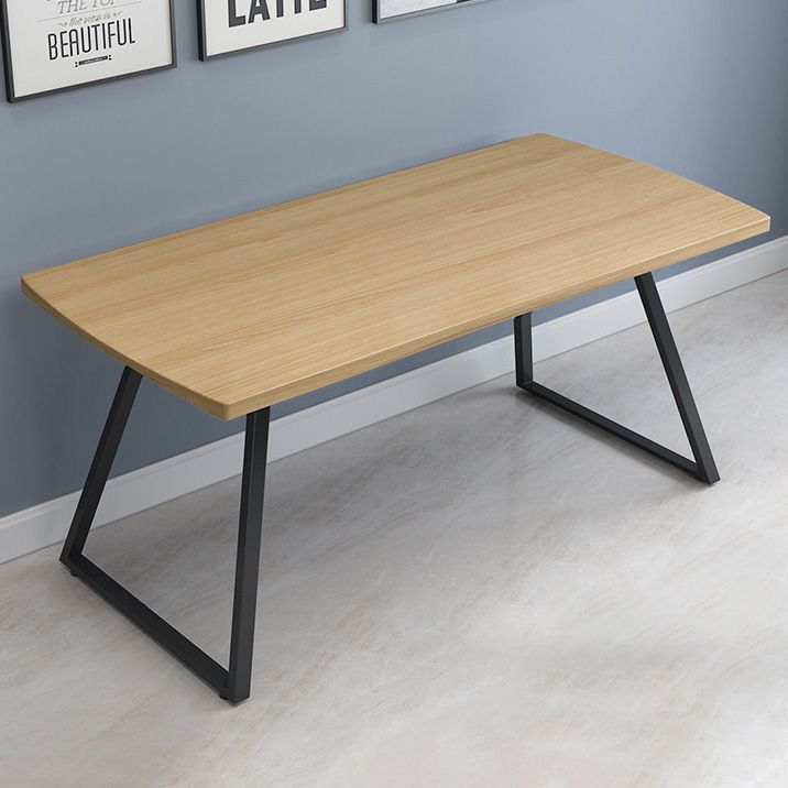 Industrial 1/2/3/5/7 Pieces Dining Set Rectangular Solid Wood Indoor Dinette Set Clearhalo 'Dining Room Sets' 'Dining Tables & Seating' 'dining_room_set' 'furn' 'furn_dining_room_set' 'Furniture' 'Kitchen & Dining Furniture' 1200x1200_f0d5a2d8-54e5-490a-bb4a-16a1cadca806