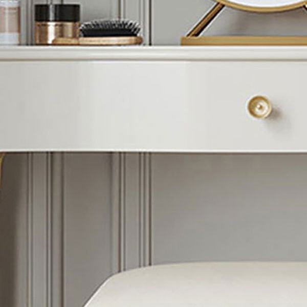 15 "brede glam make-up ijdelheid vaste houten kleedtafel met lade