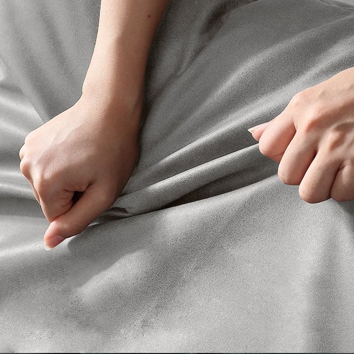 Nordic Style Open Back Side Chairs Upholstered Dining Armless Chairs for Home Clearhalo ' kitchen&dining_furn' 'Dining Chairs' 'Dining Tables & Seating' 'dining_chair' 'furn' 'furn_dining_chair' 'Furniture' 'furniture_dining_chair' 'Kitchen & Dining Furniture' 'kitchen' 1200x1200_f0dc4976-0475-4b1c-a0cb-df2b209e72b2