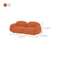 Contemporary Solid Color Velvet Sofa 33.46" Wide Square Arm Sofa