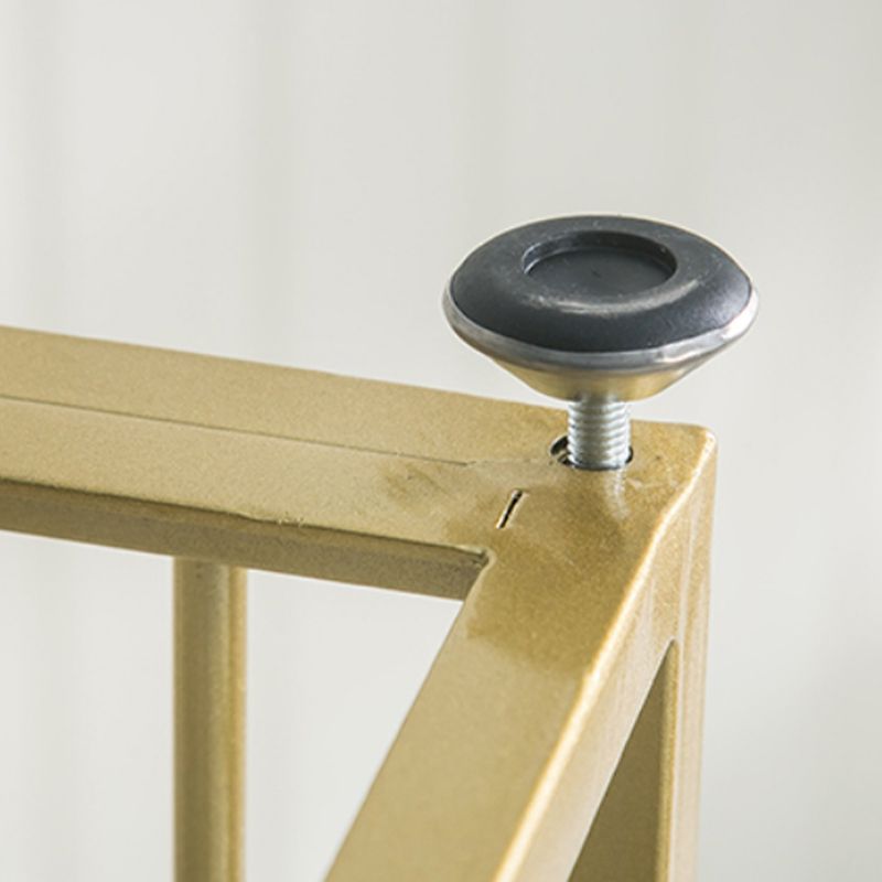 Glam Stone Rectangle Bar Table Storable Table for Milk Tea Shop