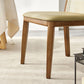 Traditional Style Dining Chair Armless Chairs with Wood Legs for Home