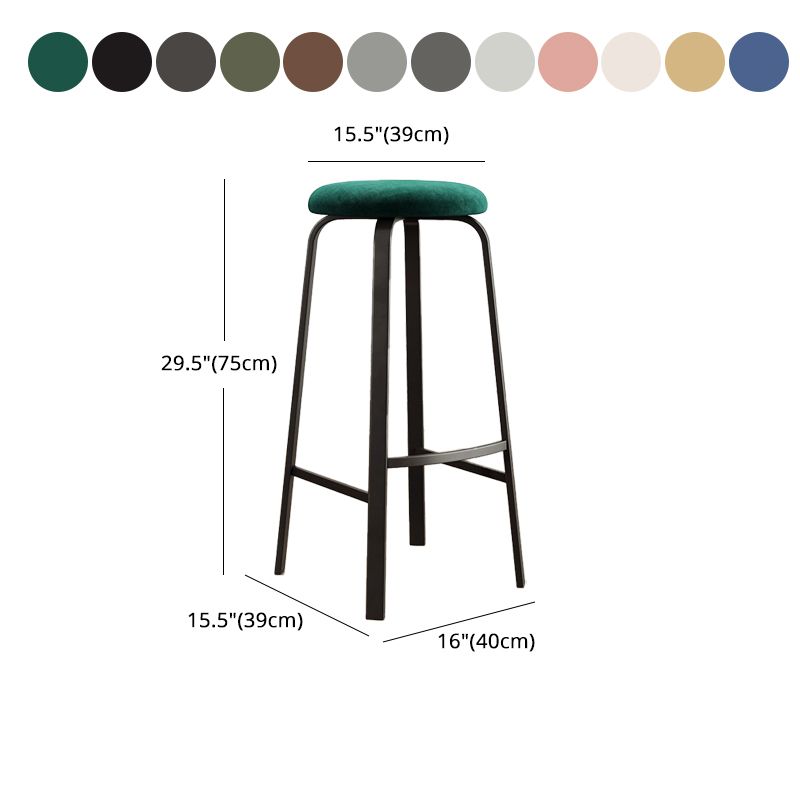 Stackable Black Counter Stools Backless Scandinavian Metal Bar Stools (Set of 3) Clearhalo 'Bar Furniture' 'Bar Stools' 'bar_stools' 'furn' 'furn_bar_stools' 'furniture_bar_stools' 'Kitchen & Dining Furniture' 'kitchen&dining_furn' 'kitchen' 'kitchen_furn' Furniture' 1200x1200_f0e1f904-7868-4c83-8131-ef8abc235960