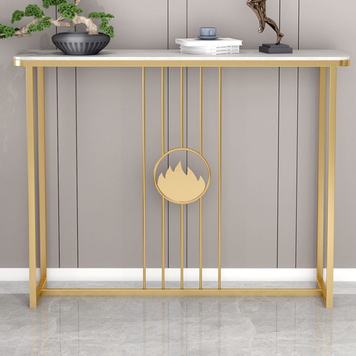 Tabla de acento de consola contemporánea Tabla de sofá de acabado antiguo