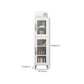Engineered Wood Standard Bookshelf Modern White Bookcase with Shelves Clearhalo 'Bookcases' 'furn' 'furn_bookcases' 'Furniture' 'Office Furniture' 1200x1200_f0e21f37-46b7-4b48-b1be-845ad5fd1fc0