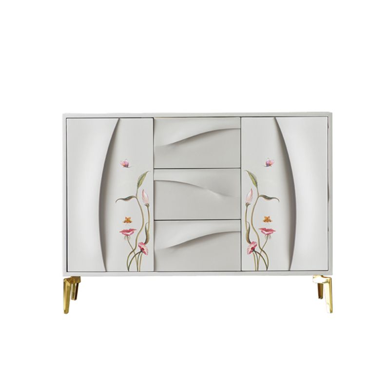 Classic Glam Horizontal Combo Dresser Wood Storage Chest Dresser for Bedroom Clearhalo 'Bedroom Furniture' 'Dressers & Chests' 'dressers_chests' 'furn' 'furn_dressers_chests' 'Furniture' 1200x1200_f0e2496d-dac2-4fac-b2cb-02e41161017b