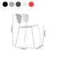 Industrial Design Open Back Dining Side Chair Stacking Plastic Dining Chair Clearhalo ' kitchen&dining_furn' 'Dining Chairs' 'Dining Tables & Seating' 'dining_chair' 'furn' 'furn_dining_chair' 'Furniture' 'furniture_dining_chair' 'Kitchen & Dining Furniture' 'kitchen' 1200x1200_f0e33e02-e0d6-43ce-aac9-b68b76a0e62c