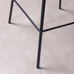 Industrial Metal Legs Faux Leather Indoor Bar Stool with Footrest