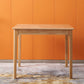 Dining Room Kitchen Table Rubberwood Solid Wood Square Dining Table