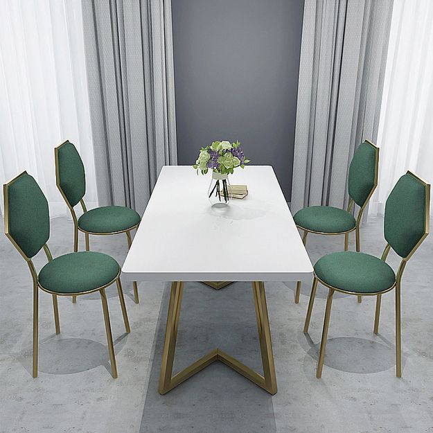 Solid Wood Dining Set with Velvet Chairs 1/3/5/7 Pieces Dinette Set for Home Clearhalo 'Dining Room Sets' 'Dining Tables & Seating' 'dining_room_set' 'furn' 'furn_dining_room_set' 'Furniture' 'Kitchen & Dining Furniture' 1200x1200_f0e4d910-6c1d-4491-b22e-421f08662d1c