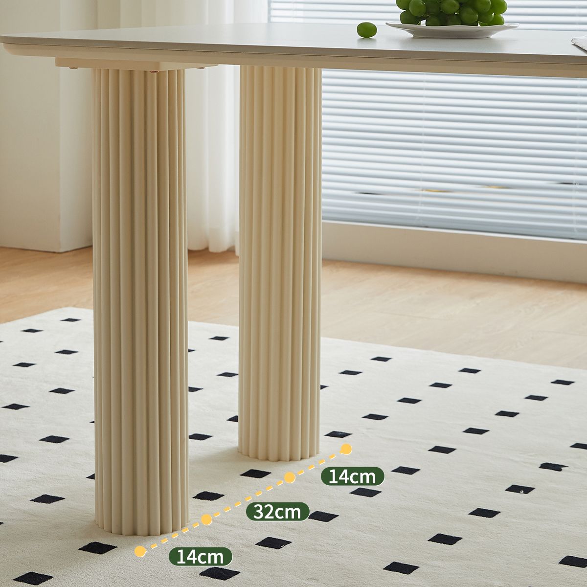 Bureau de bureau contemporain péninsule blanc bureau pour le bureau