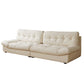 Faux Leather Tufted Back Sofa 40.1 "W Sofa with Pillow Top Arm Clearhalo 'furn' 'furn_sofas' 'Furniture' 'furniture_sofas' 'Living Room Furniture' 'Sofa' 'sofas' 1200x1200_f0ea491f-a233-48f1-a47e-099fca04c958