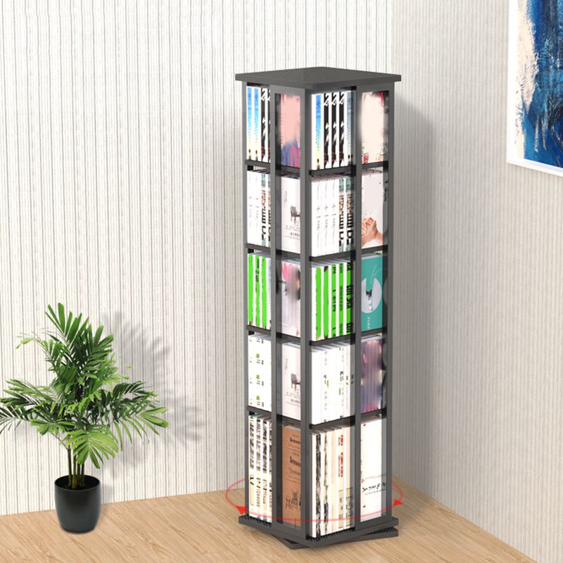Open Vertical Industrial Corner Bookshelf Metal Frame Manufactured Wood Shelf Bookshelf Clearhalo 'Bookcases' 'furn' 'furn_bookcases' 'Furniture' 'furniture_bookcases' 'kitchen' 'kitchen_bookcases' 'Living Room Furniture' 'Office Furniture' 1200x1200_f0ebea9a-863d-4196-9e6e-8ca5f3ff7d6b