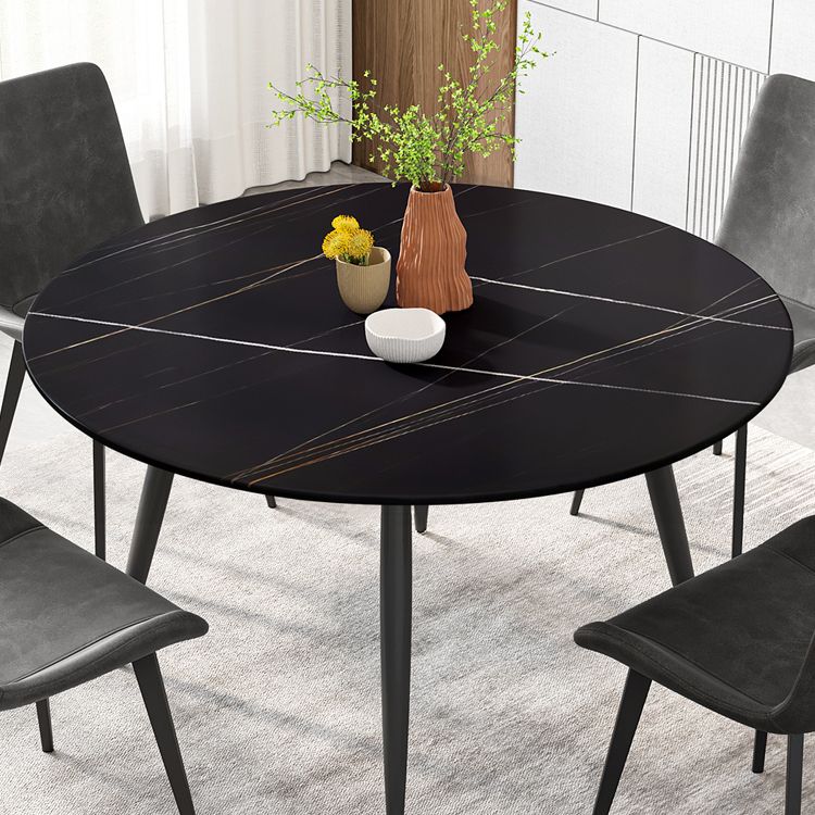 Modern Restaurant Table and Chair Set 1/4/5/7 Pieces Round Dining Table Set Clearhalo 'Dining Room Sets' 'Dining Tables & Seating' 'dining_room_set' 'furn' 'furn_dining_room_set' 'Furniture' 'Kitchen & Dining Furniture' 1200x1200_f0efa023-6077-4a9d-aea6-76189d3f5758