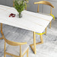 Rectangle Glam Style Dining Table Double Pedestal Table with Sintered Stone Clearhalo ' dining_table' 'Dining Tables & Seating' 'Dining Tables' 'furn' 'furn_dining_table' 'Furniture' 'furniture_dining_table' 'Kitchen & Dining Furniture' 'kitchen&dining_furn' 'kitchen' 'kitchen_dining_table' 1200x1200_f0f02227-575b-44cc-88c2-2bb43c778d6b