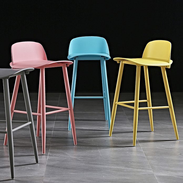 Scandinavian Style Metal Legs Bar-stool Counter Stool for Restaurant Bar (set of 2) Clearhalo 'Bar Furniture' 'Bar Stools' 'bar_stools' 'furn' 'furn_bar_stools' 'furniture_bar_stools' 'Kitchen & Dining Furniture' 'kitchen&dining_furn' 'kitchen' 'kitchen_furn' Furniture' 1200x1200_f0f0926e-d8ca-4188-b7f4-878c5acc6cf5